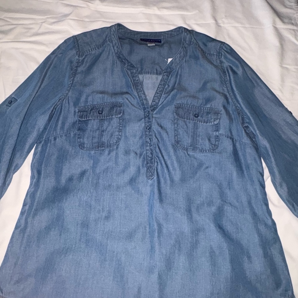 Sears Light Blue Button Down Shirt